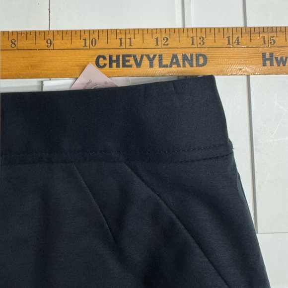 Banana Republic Black Pencil Skirt Midi Cotton Blend Size 2P Petite - Picture 5 of 6